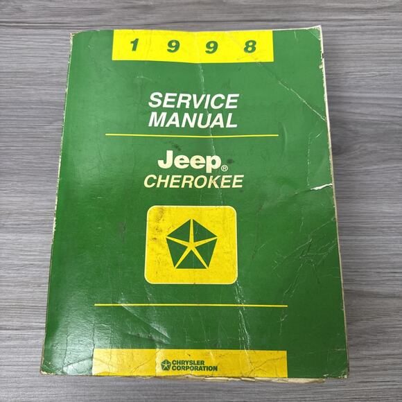 1998 Jeep Cherokee Dealer Service Shop Repair Manual Original OEM Chrysler - Picture 1 of 8